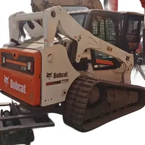 Ban đầu USA thương hiệu sử dụng bobcat 770 T770 Crawler Skid chỉ đạo theo dõi loader sẵn sàng để làm việc