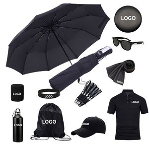 Custom Promotion Gifts and Umbrella Polo Shirt Marketing Business Corporate Items Product With Logo - Product Image 2