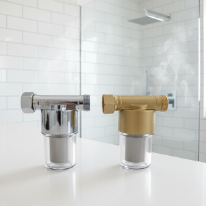 Purificador de Agua Previo a la Filtración, Malla de Acero Inoxidable de 40-60 Micras, Entrada y Salida de 1/2 BSP para Lavadoras y Baños Domésticos - Product Image 3