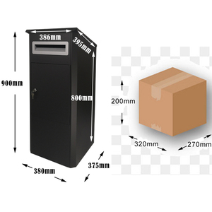Hộp Bưu Kiện Với Khóa Ngoài Trời Freestanding Hộp Thư Tùy Chỉnh Bưu Điện Hộp - Product Image 2