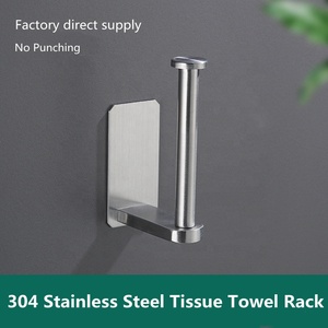 Portarrollos de Papel Higiénico de Acero Inoxidable 304 de Diseño Moderno, Negro/Natural, Montado en la Pared, Certificado CE Jelos, Duradero - Product Image 4