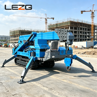 Grue araignée à verrouillage de sécurité hydraulique 5 tonnes 10 tonnes à rotation continue pour le levage de béton préfabriqué