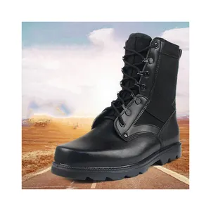 뜨거운 판매 산업 방수 하이킹 작업 부츠 남성 전술 신발 경량 부츠 통기성 사막 부츠