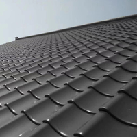 Tuiles de toit en alliage d'aluminium de style japonais résistantes à la chaleur pour hôtel, villa, temple et complexe hôtelier – Tuile de toit métallique de style japonais