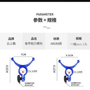 Soporte para caña de pescar, soporte de plástico para caña de spinning, tamaño pequeño y grande, ajuste seguro para equipo de pesca - Product Image 5