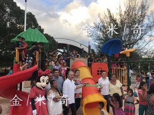 Juegos de aventura al aire libre para niños con toboganes emocionantes y equipo de juegos de plástico resistente ideal para parques públicos - Product Image 4