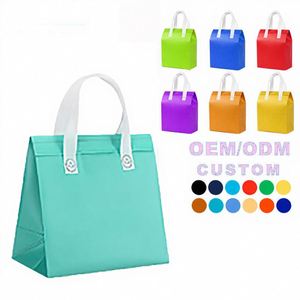 Leak-proof Water Resistant Disposable Insulated Cooler Bags with Custom Logo 3L Capacity Zipper Closure for Cake Delivery - Product Image 1