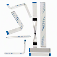 Câble FFC 20706 105c 60v Vw-1 14 broches, pas de 0,5 à 1,0 mm, câble plat flexible FFC FPC personnalisable