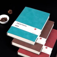 Carnet de Journal en cuir à couverture rigide avec logo personnalisé couverture de luxe en cuir PU A5 A6 journaux d'affaires carnet de notes agenda planificateur