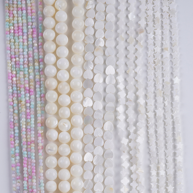Irregular Round Star Heart Cross Shape Wholesale Cheap Factory Price Shell Pearl for Jewelry Making