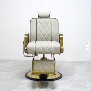 Silla de Barbería Retro de Altura Ajustable, Taburete de Salón para Corte de Cabello y Contorno Facial, Estilo Vintage - Product Image 5
