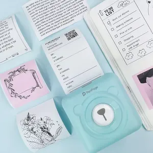 Imprimante thermique de poche <span class=keywords><strong>PeriPage</strong></span> A6 304DPI HD Mini Portable pour photos, impression 58 mm, USB + Android, batterie Li-ion - Product Image 6