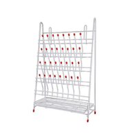 Support de séchage en verre pour tubes à essai, béchers, flacons, cylindres gradués, avec picots antidérapants, support de drainage de laboratoire