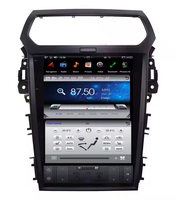 Radio Tesla con Pantalla Vertical de 12.1 Pulgadas, Reproductor de DVD Android para Automóvil, para Ford Explorer 2013 2014 2015 2016, Navegación GPS para Automóvil, Video para Automóvil
