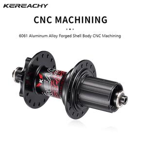 KEREACHY 120 anillos M9x100 M10x135 32 agujeros 6 trinquetes 5 rodamientos 8/9/10/11 velocidades Cubo de <span class=keywords><strong>bicicleta</strong></span> freno de disco montaña Cyclocross MTB Hubs - Product Image 4