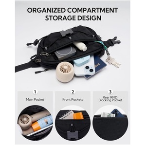 <span class=keywords><strong>Riñonera</strong></span> Unisex con Cinturón Ajustable, Resistente al Agua, <span class=keywords><strong>Riñonera</strong></span> Personalizada, Bolsa para Teléfono - Product Image 6