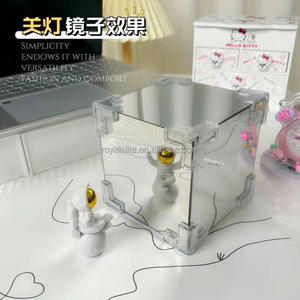 Lámpara de Noche de Tulipanes, Cubo de Rubik, Materiales Hechos a Mano, Rosas <span class=keywords><strong>para</strong></span> Novias, Regalos de Cumpleaños y San Valentín, Lámparas de Mesa con Flores de Tulipanes LED - Product Image 6