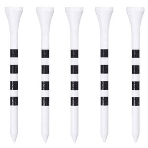 Direct usine IGESON HYT-02 Tees de golf en bambou écologiques de 70 mm à rayures colorées, porte-balles, personnalisables, de haute qualité - Product Image 5