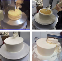 Machine de lissage de crème commerciale de crème à tartiner de crème ronde à tartiner automatique