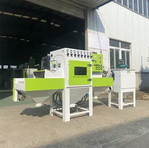 Bouteille de sablage automatique en soie, Machine horizontale en verre, sablage avec prix d'usine