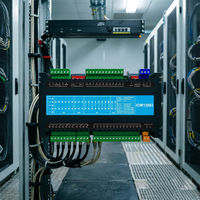 Módulo de E/S Remoto Industrial Sunfull Modbus RTU, 12DI 6DO 8AI 2AO, Expansión PLC RS485 para Automatización de Fábrica