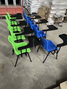 Chaise d'apprentissage avec tablette d'écriture, chaise et bureau, mobilier pour collège et lycée, prix de gros avantageux - Product Image 4