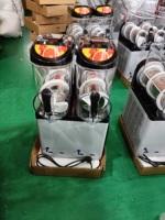 Pasmo XRJ12X2 2 bol tête deux réservoir espace saveur boisson glacée slash daiquiri margarita slushee slushie slush machine 2 réservoir nouveau