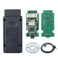 Escáner de Diagnóstico para Automóviles OPCOM V199 para Vehículos Opel 9-12V Negro/Verde 1 Año de Garantía OBD2