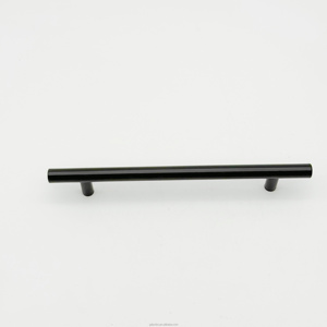 Matte <strong>Black</strong> Stainless Steel Cabinet Handles &amp; Drawer Pulls Furniture <strong>Knobs</strong> With Screws for Wardrobe Dresser - Product Image 4