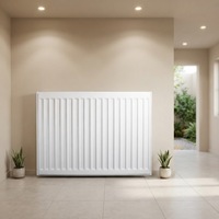 Radiateur vertical moderne en acier, radiateur rectangulaire mural pour chauffage central