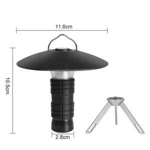 Portable <span class=keywords><strong>Camping</strong></span> <span class=keywords><strong>phare</strong></span> trépied support lampe lampe de poche lanterne lumières pour Blackdog objectif zéro pour les voyages en plein air - Product Image 6