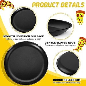 Plaque de cuisson antiadhésive noire écologique sans BPA réutilisable en acier laminé à froid, compatible four, pour cuisine et pâtisserie - Product Image 2