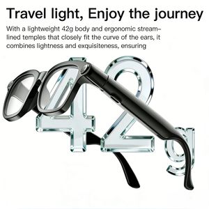 Lunettes Intelligentes 8MP avec Caméra <span class=keywords><strong>PRO</strong></span>, Flash LED, Assistant Vocal, Traduction, Vidéo HD 1080P, Étanchéité IP65, Recharge Type-C - Product Image 5