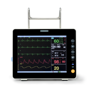 Monitor de Paciente Eléctrico Multiparamétrico QD-PM803 de 8 Pulgadas, ECG de 5 Derivaciones, SpO2, NIBP, TEMP, RESP, Certificado ISO Clase II, para Hospitales y UCI - Product Image 1