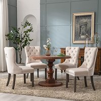 Chaise de salle à manger beige moderne et créative, style usine, vente chaude, pour restaurant, cuisine, mobilier de salle à manger, Silla De Comedor
