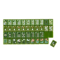 Cute Luxury Modern Style Acrylic Mahjong Chinese Chess Table Game 4 Players Foldable Durable Entertainment 160 Tiles