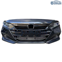 Kit de Carrocería Completo de Alta Calidad para Honda Accord 2019-2022, Incluye Parachoques, Parrilla, Faros LED, Ventilador de Radiador y Componentes Delanteros