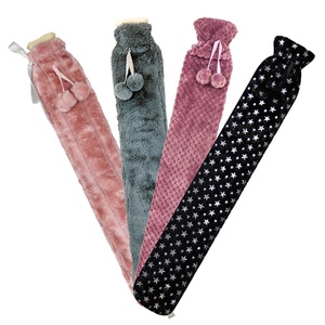 Heat-resistant Warm 2l Capacity Rubber <strong>Hot</strong> <strong>Water</strong> Bag Long <strong>Hot</strong> <strong>Water</strong> <strong>Bottle</strong> with <strong>Wearable</strong> Soft Cover - Product Image 1