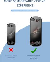 Protection d'écran en PC trempé pour console portable AYN Odin 3 avec bords incurvés, film pleine surface, emballage en boîte couleur