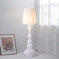 Lampadaire de Luxe Moderne avec Design Creux Avancé, Source Lumineuse LED, Télécommande pour Salon, Villa, Chambre, Hôtel, Décoration