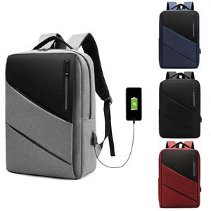 15.6 Inch Waterproof Oxford <b>Laptop</b> <b>Backpack</b> With USB Unisex Portable School <b>Laptop</b> Bag Durable Business Travel <b>Backpack</b> - Product Image 4