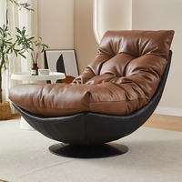 Fauteuil pivotant design créatif de style médiéval pour salon, balcon, détente et loisirs à domicile