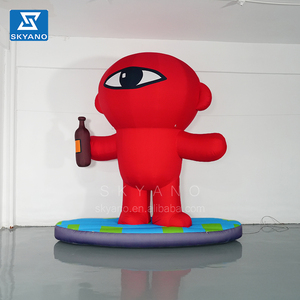 Personnages de dessins animés gonflables pour <span class=keywords><strong>homme</strong></span> avec yeux de surf mascotte <span class=keywords><strong>gonflable</strong></span> mascotte d'entreprise personnalisée modèle <span class=keywords><strong>gonflable</strong></span> publicitaire - Product Image 1