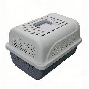 बिल्लियों और कुत्तों के लिए बटन के साथ पर्यावरण के अनुकूल सांस बड़ी क्षमता पालतू परिवहन बॉक्स कैरियर मामला - Product Image 3