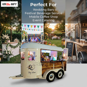 Remorque de restauration rapide mobile avec service de café à fenêtre, idéale pour les trajets rapides matinaux et les navetteurs - Product Image 2