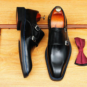 รองเท้าหนังวัวแท้แกะสลักสำหรับผู้ชาย ปี 2025 คุณภาพสูง น้ำหนักเบา พื้นเรียบ กันน้ำ กันลื่น - Product Image 3