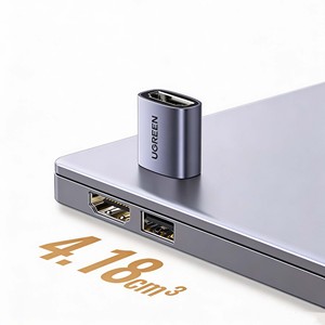 Adaptador HDMI 2.1 Hembra a Hembra UGREEN, 8K 60Hz, Conector Extensor HDMI, Acoplador Recto HDMI de Aleación de Aluminio - Product Image 2