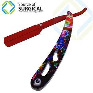 Disposable Male <b>Single</b>-<b>Blade</b> Shave <b>Razor</b> with Stainless Steel <b>Blade</b> Powder Coated Tip and Paper Coated Handle for Face - Product Image 2