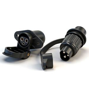 Conector de Remolque de 3 Pines, Enchufe y Tomacorriente, 3 Vías DIN 9680, Accesorios para Remolques, Piezas para Vehículos Agrícolas - Product Image 1