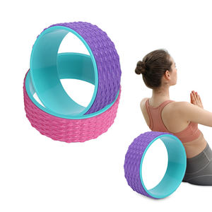 Yoga Wheel Set Upgrade Rodas traseiras grossas para alongamento Rolo traseiro mais forte para massagem de tecidos profundos TPE ABS Eco-Friendly - Product Image 4